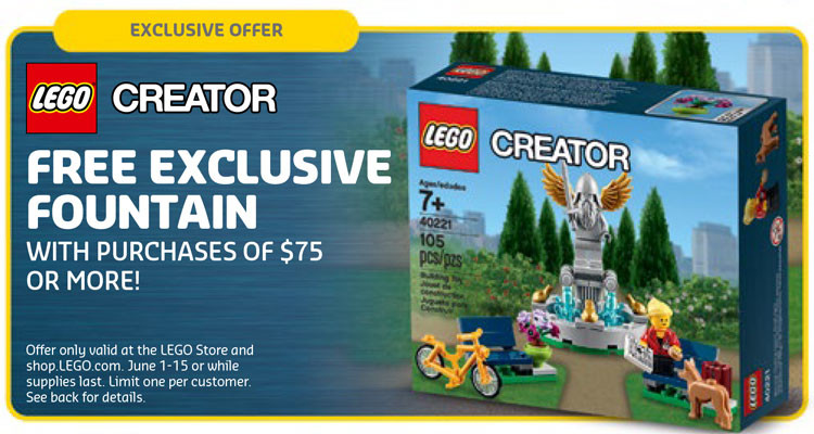 Lego Creator Fountain 40221
